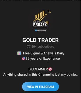 Gold Trader Pro4ex (Best SMC Signal with minimum 100 Pips Profit setup)